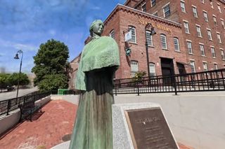 Mill Girl Sculpture