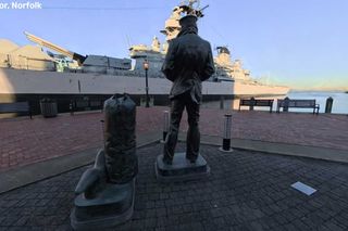 The Lone Sailor, Norfolk